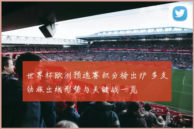 世界杯欧洲预选赛积分榜出炉 多支劲旅出线形势与关键战一览